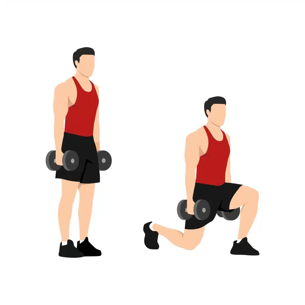 Dumbbell Lunges